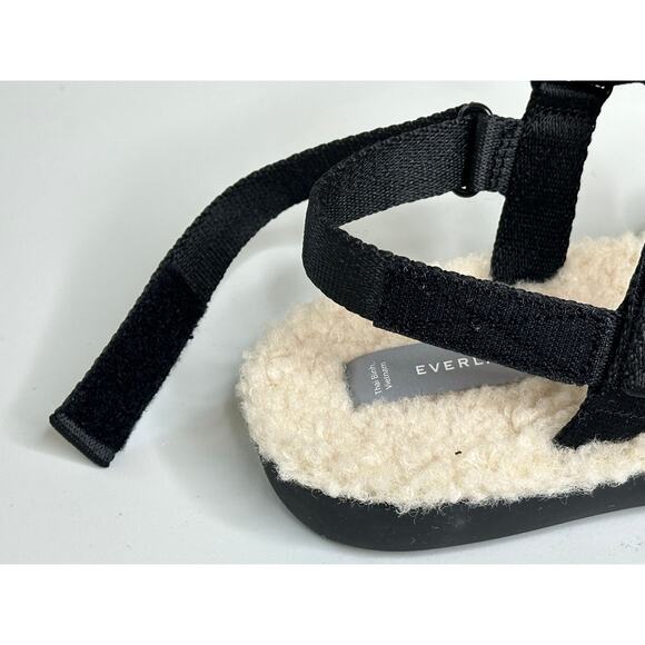 Everlane NIB The Renew Teddy Sport Sandal Black White Comfort Minimalist Soft 7 - Picture 9 of 10